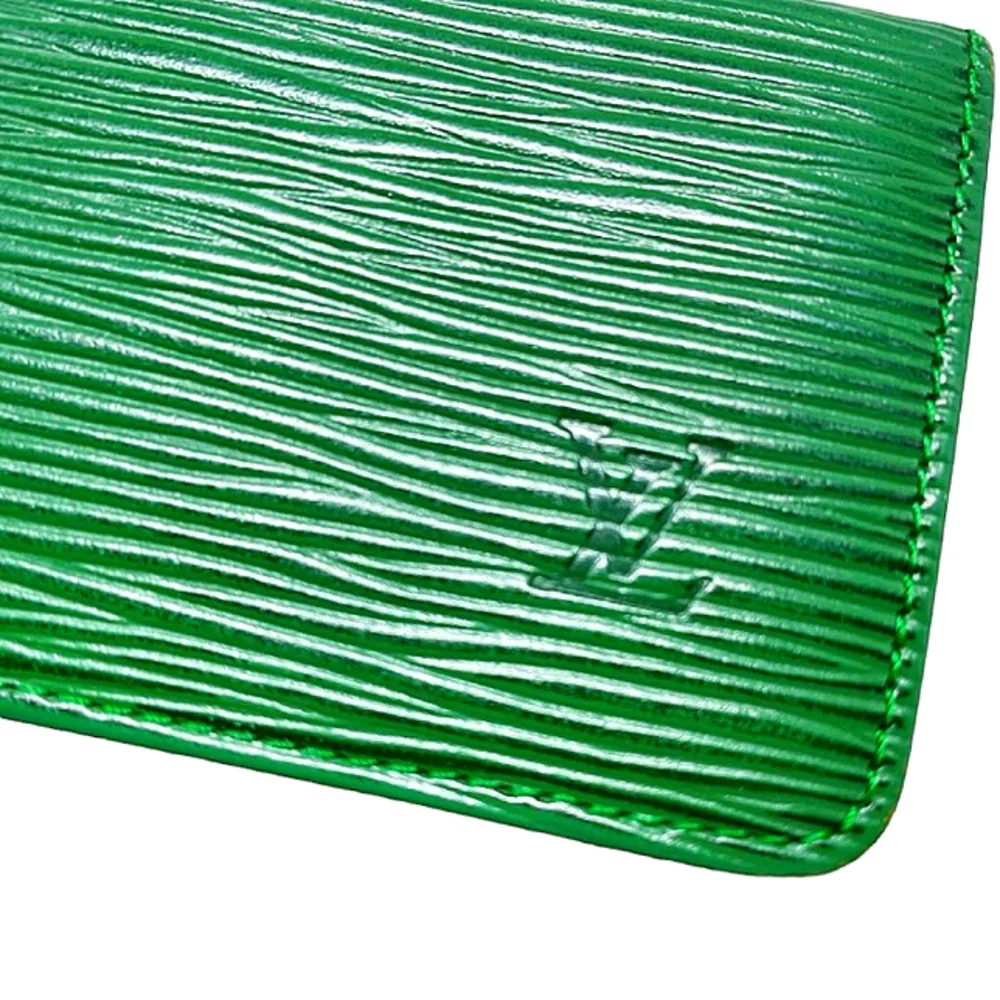 LOUIS VUITTON AUTHENTIC GREEN EPI LEATHER WALLET EUC - Picture 5 of 14